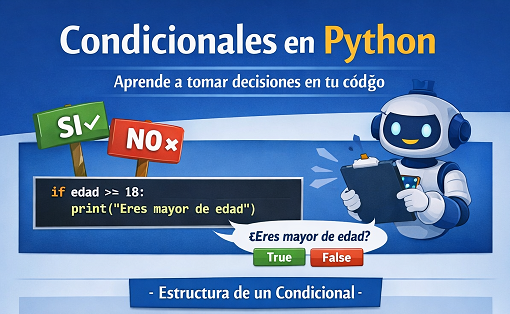 Condicionales en Python: toma de decisiones en tu código