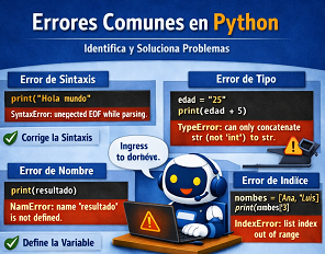 Errores comunes en Python y cómo solucionarlos