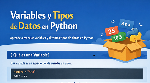 Variables y tipos de datos en Python