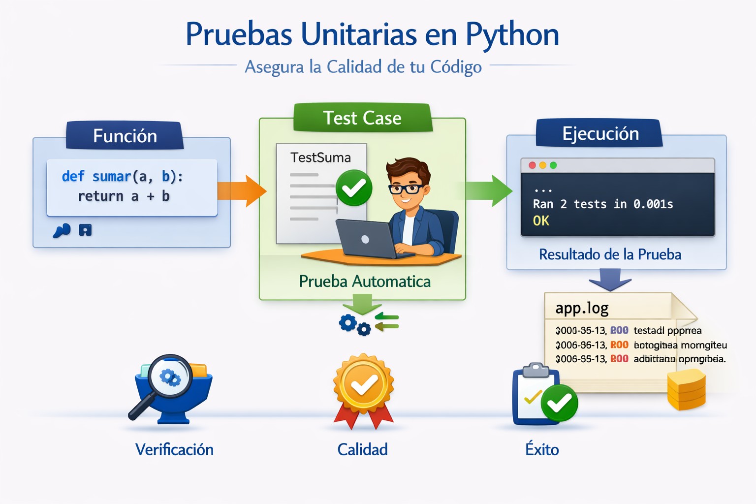 Pruebas unitarias en Python con unittest: asegura la calidad de tu código